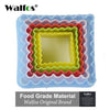 3D 1 set Cookies cutter slicer frame-kitchen-Pocket Outdoor-square-Pocket Outdoor