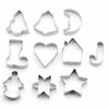 3D 10 Pcs Bakeware Mould Christmas Cookie Cutter Set-kitchen-Pocket Outdoor-Pocket Outdoor