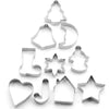 3D 10 Pcs Bakeware Mould Christmas Cookie Cutter Set-kitchen-Pocket Outdoor-Pocket Outdoor