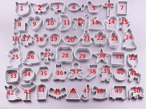 3D 10pcs/lot Metal Cartoon Cookie Cutter DIY-kitchen-Pocket Outdoor-Pocket Outdoor
