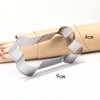 3D 2pcs/set Metal Dog & Bone Fondant Dog Cake Mold Stainless Steel-kitchen-Pocket Outdoor-Pocket Outdoor