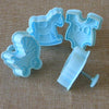 3D 4Pcs Baby Type Plastic Baking and Cookie Cutter-kitchen-Pocket Outdoor-Pocket Outdoor