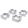 3D 4pcs Stainless Steel Puzzle Cookie Cutter-kitchen-Pocket Outdoor-Pocket Outdoor