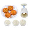 3D 50g and 100g Moon Cake Moulds Hand Pressure Round & Square DIY Biscuits Molds Cookie Cutters Set-kitchen-Pocket Outdoor-Pocket Outdoor