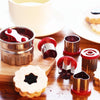 3D 6Pcs/Set Raspberry Cookies Cutter Tool-kitchen-Pocket Outdoor-Pocket Outdoor