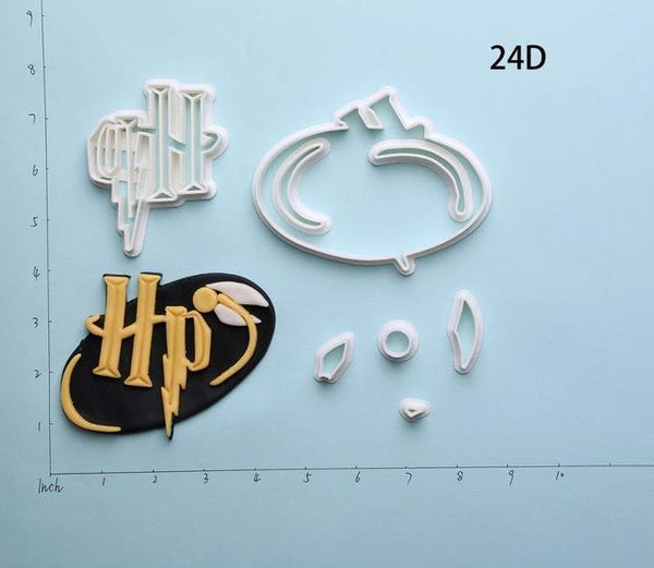STL file Cookie Cutters - Harry Potter 🍪・3D printer design to