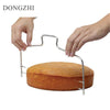 3D Stainless Steel Double Wires Cake Cutter/Slicer/Leveler Adjust Cake-kitchen-Pocket Outdoor-Pocket Outdoor