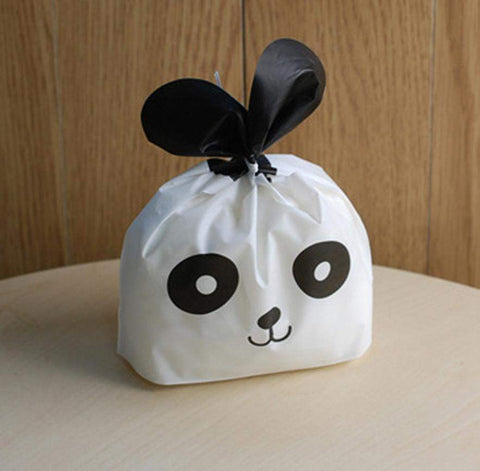 50 Pcs Panda Cookie Plastic Bags-kitchen-Pocket Outdoor-Pocket Outdoor