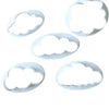 5PC Cloud Plastic Fondant Cookie Cutter-kitchen-Pocket Outdoor-Pocket Outdoor
