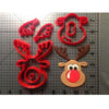 Custom Made 3D Printed Cookie Cutters Rudolph the Reindeer Cookie Cutters-kitchen-Pocket Outdoor-Pocket Outdoor