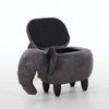 Elephant Shoes Stool with Storage-furniture-Pocket Outdoor-storage grey-Pocket Outdoor