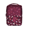 Printing patterns shoes bag storage box for travel-storage organizer-Pocket Outdoor-Burgundy-Pocket Outdoor