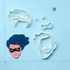 Batman Nightwing Cookie Cutter Set | Stamp and Mold-kitchen-Pocket Outdoor-Nightwing Face 2 inch-Pocket Outdoor