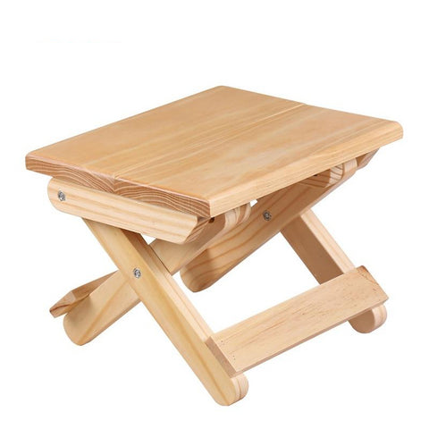 Folding Wooden Stool