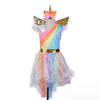 Girl's Rainbow Unicorn Costume-PocketOutdoor-L-PocketOutdoor