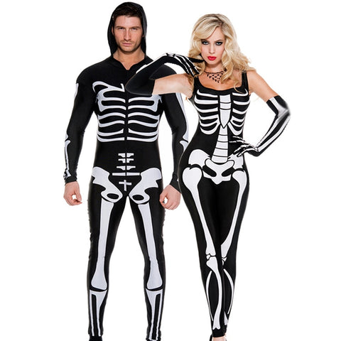 Couple Skeleton Costume Limited Edition-Costume-PocketOutdoor-PocketOutdoor