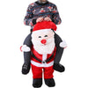 Ride on Me Mascot Costume-Santa Claus