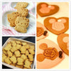 3D 2Pcs/Set Hello Kitty Mickey Shape Cookie Mould-kitchen-Pocket Outdoor-Pocket Outdoor