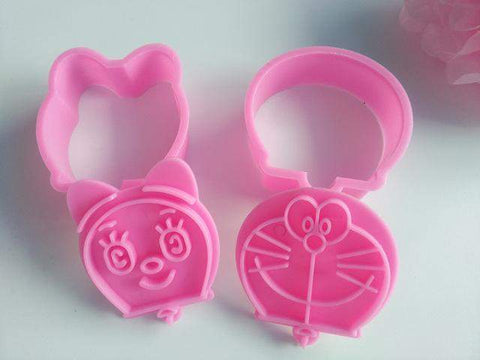 3D 2Pcs/Set Hello Kitty Mickey Shape Cookie Mould-kitchen-Pocket Outdoor-D-Pocket Outdoor