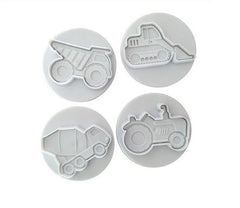 3D 4 pcs vehicles cookie cutter cupcake pastry DIY-kitchen-Pocket Outdoor-Pocket Outdoor
