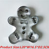 3D Giant Extra Large 1 PC Christmas Cookie Cutter Stainless Steel-kitchen-Pocket Outdoor-Gingerbread Man-Pocket Outdoor
