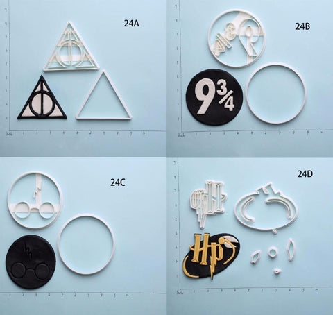 3D Printed Harry Potter Deathly Hallows Series Custom Made Cookie Cutter Set-kitchen-Pocket Outdoor-Pocket Outdoor
