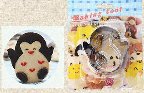 3D Stainless Steel Animal Cookie Moulds-kitchen-Pocket Outdoor-penguin-Pocket Outdoor