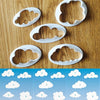5PC Cloud Plastic Fondant Cookie Cutter-kitchen-Pocket Outdoor-Pocket Outdoor