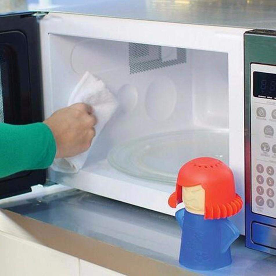 Today's Gadget is the Angry Mama Microwave Cleaner!