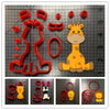 Custom Made 3D Printed Animal Lion Zebra Giraffe Cookie Cutter Set-kitchen-Pocket Outdoor-Pocket Outdoor