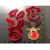 Custom Made 3D Printed Cookie Cutters Rudolph the Reindeer Cookie Cutters-kitchen-Pocket Outdoor-Pocket Outdoor