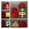 Cute Custom Made 3D Printed Game Super Mario Fondant Cupcake Cup Cookie Cutters-kitchen-Pocket Outdoor-Pocket Outdoor