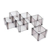 DIY hive Plastic box drawer Stockings organizer rack 6pcs/set-storage organizer-Pocket Outdoor-Black-Pocket Outdoor