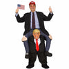 Donald Trump Carry Me Costume | Ride On Me Mascot | Cosplay-Costume-Pocket Outdoor-Pocket Outdoor