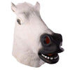 Full Head Horse Creepy Mask-Mask-Pocket Outdoor-White-Pocket Outdoor