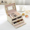 High quality PU Leather Jewelry box Organizer-storage organizer-Pocket Outdoor-Pocket Outdoor