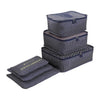 Household portable box waterproof clothes organizer storage box 6pcs/set-storage organizer-Pocket Outdoor-Deep Blue-Pocket Outdoor