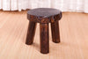 Japanese Antique Wooden Round Stool-furniture-Pocket Outdoor-Pocket Outdoor