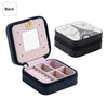 Mini Travel jewelry box-storage organizer-Pocket Outdoor-Black-Pocket Outdoor