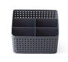 Multi-grid plastic box cosmetic case-storage organizer-Pocket Outdoor-Light Grey-Pocket Outdoor