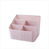 Multi-grid plastic box cosmetic case-storage organizer-Pocket Outdoor-Pink-Pocket Outdoor