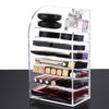 Multi-layer lipstick box Acrylic lipstick holder-storage organizer-Pocket Outdoor-Transparent 8-Pocket Outdoor