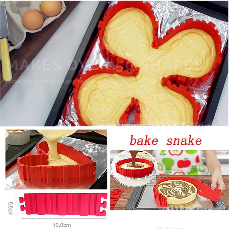Snake silicone baking mold