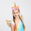 Girl's Rainbow Unicorn Costume-PocketOutdoor-PocketOutdoor