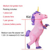 Inflatable Unicorn Costume-Medium Kid Gold Horn-One Size-PocketOutdoor