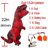 Kids Inflatable Dinosaur Costume - T-Rex-PocketOutdoor-Red t rex-L-PocketOutdoor