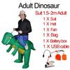 Kids Inflatable Dinosaur Costume - T-Rex-PocketOutdoor-Adult Green Dinosaur-L-PocketOutdoor