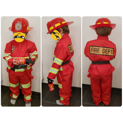Kids Firefighter Costume-PocketOutdoor-PocketOutdoor
