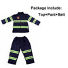 Kids Firefighter Costume-PocketOutdoor-Blue-3T-PocketOutdoor