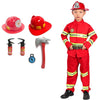 Kids Firefighter Costume-PocketOutdoor-Red Toys Set-3T-PocketOutdoor